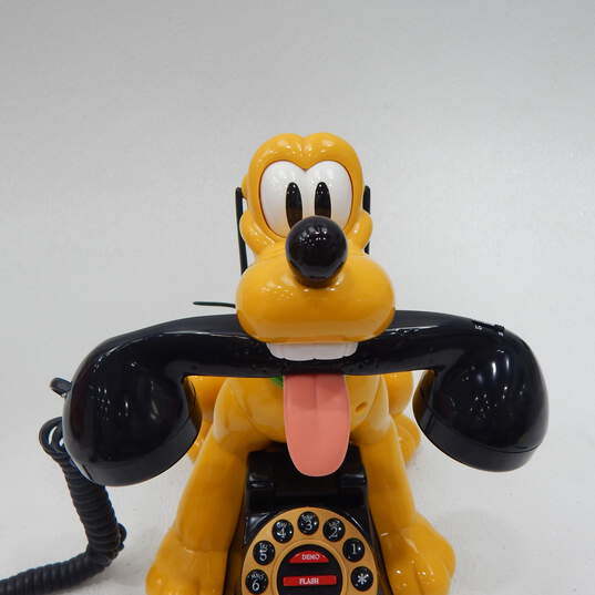 Vtg. Disney Pluto Talking Animated  Telephone image number 7