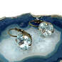 Designer Liz Palacios Gold-Tone Crystal Cut Stone Classic Drop Earrings image number 1