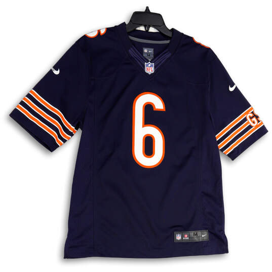 Mens Blue Chicago Bears Jay Cutler #6 NFL Football Jersey Size Medium image number 1