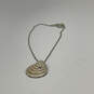 Designer Brighton Silver-Tone Adjustable Chain Sea Shell Pendant Necklace image number 3