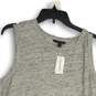 NWT Womens Gray Round Neck Sleeveless Pullover Tank Top Size Large image number 3