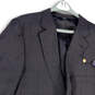 NWT Mens Black Long Sleeve Notch Lapel Two Button Blazer Size 52 XL/47W image number 3