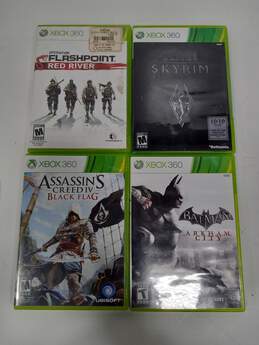 Lot of 4 Assorted Microsoft Xbox 360 Video Games
