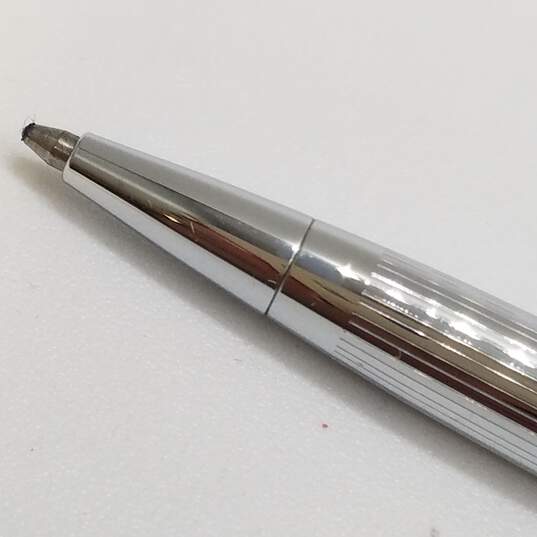 Hallmark Branded Silver Tone Blue Ballpoint Pen Vintage 18.0g image number 2