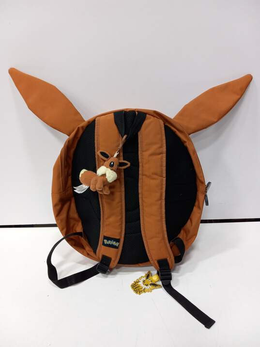 Pokemon Eevee Character Molded Large Oversized Backpack image number 2