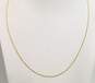 Fancy 21k Yellow Gold Chain Necklace 3.0g image number 1