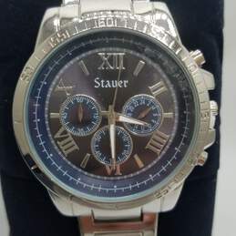 Men's Stauer Stainless Steel Watch alternative image