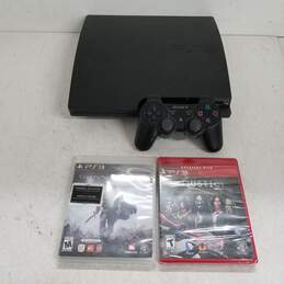 Sony PlayStation 3 Slim PS3 160GB Console Bundle Controller & Games #9
