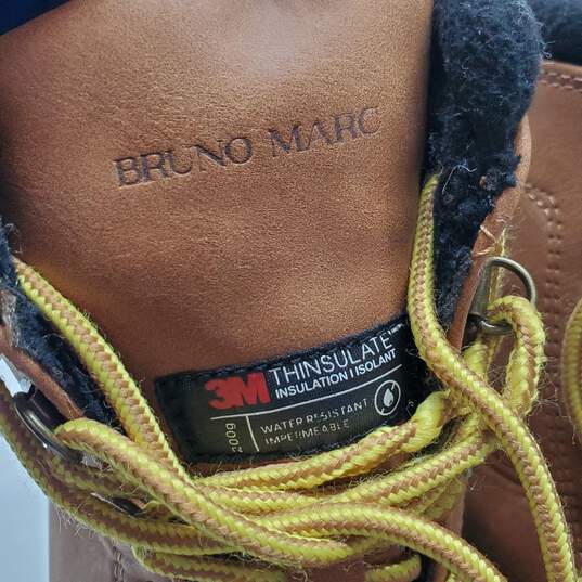 Bruno Marc Brown & Black Waterproof Winter Snow Boots Mens Size 9.5 image number 5