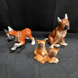 Bundle of Assorted Ceramic Dog Figurines alternative image