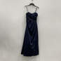 NWT Womens Blue Sleeveless Spaghetti Strap Pullover Maxi Dress Size 10 image number 1