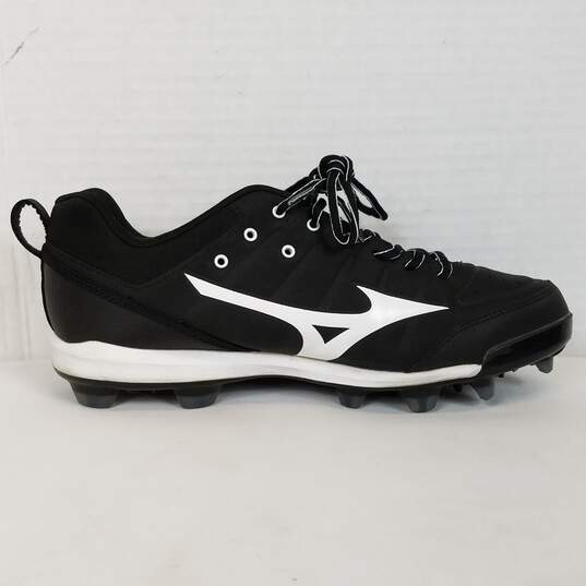 Mizuno Advanced Finch Elite 5  Men's Fastpitch Softball Cleats  Size 11.5  Color Black White image number 1