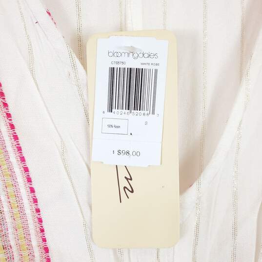 Elan Women White Metallic Tiered Maxi Dress S NWT image number 5
