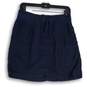 Athleta Womens Navy Blue Elastic Waist Drawstring Athletic Skirt Size 6 image number 1