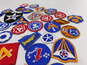 Vintage World War 2 WWII Era Dress Military USA Patches Lot image number 4