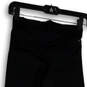 Womens Black Flat Front Elastic Waist Pull-On Capri Leggings Size Small image number 3