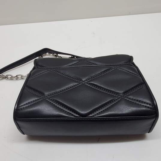 Michael Kors Serena Black Quilted Leather Shoulder Bag image number 3