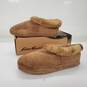 Eddie Bauer Women's Tan Suede Shearling Slippers Size XL (10.5-12) image number 1