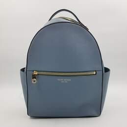Henri Bendel Saffiano Backpack Carolina Blue