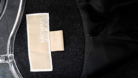 Michael Kors Wool Blend Dark Grey Women's Winter Coat image number 4