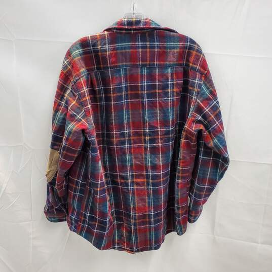 Pendleton Pure Wool Button Up Flannel Shirt Size L image number 2