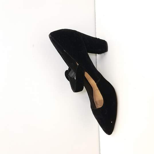 Tahari Suede Heels Black Size 9M image number 2