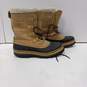 Sorel Men's Black/Brown Caribou Waterproof Boots Size 9 image number 1