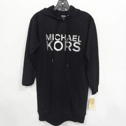 Women’s Michael Kors Logo Hoodie Dress Sz XS NWT
