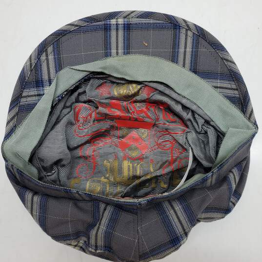 Juicy Couture Plaid Pattern Wool Flat Cap image number 2