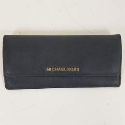 Michael Kors Saffiano Leather Wallet Black