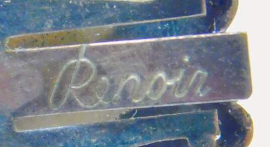 Vintage Matisse Renoir & Fashion Copper Clip-On Earrings 36.3g image number 4