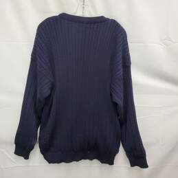 VTG Irish Mallard MN's 100% Wool Dark Blue Knit Crewneck Sweater Size XL alternative image