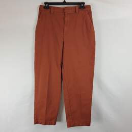 Gap Women Orange Pants Sz 6 NWT