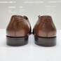 MENS SALVATORRE FERRAGAMO BROWN LEATHER CAPPED LOAFERS image number 4
