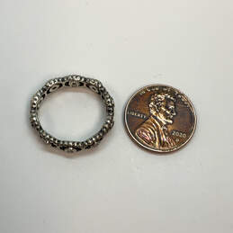 Designer Pandora S925 ALE Sterling Silver Her Majesty CZ Band Ring Size 6 alternative image