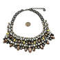Designer Stella & Dot Kahlo Multicolor Crystal Cut Stone Statement Necklace image number 2