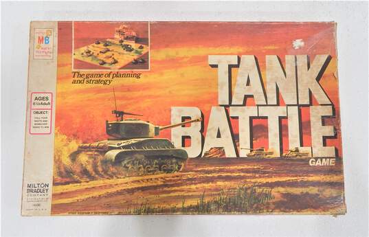 VTG 1975 Tank Battle Military Strategy Board Game Milton Bradley image number 1
