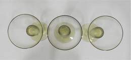 Rosenthal Studio Line Papyrus Green Tulip Stem Wine Goblets Glasses Set of 3 alternative image