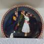 'Kiss And Tell' Norman Rockwell Knowles China Company Decorative Plate image number 2