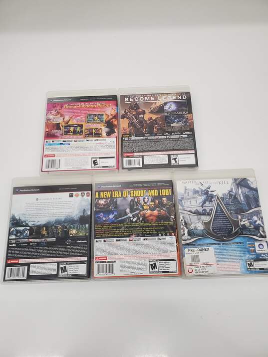 Lot of 5 ps3 game Disc Untested (Ass) image number 2
