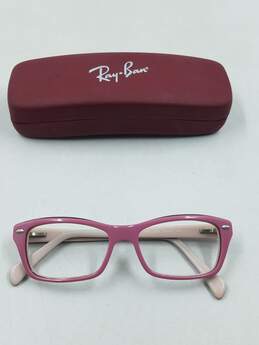 Ray-Ban Browline Pink Eyeglasses