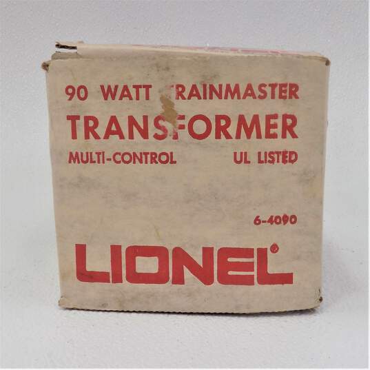 Vintage Lionel Trainmaster Transformer 6-4090 In Box image number 10
