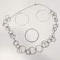 Bundle of Assorted Silver Toned Fashion Jewelry image number 3