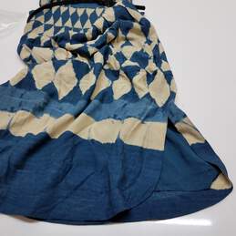 Maeve Anthropologie batik tie dye smocked fit and flare cotton dress 2 alternative image