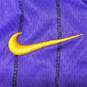 Nike Men's L.A. Lakers Lebron James Purple Pinstripe Jersey Sz. XXL image number 6
