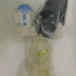 2005 Sealed Star Wars Kellogg's Cookie Jars R2-D2, C3PO & Darth Vader