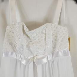 Jessica McClintock Women's White Maxi Dress SZ 2 NWT alternative image