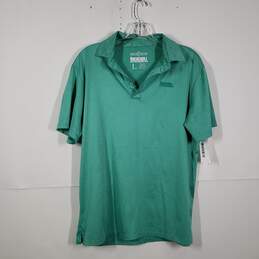 Mens Regular Fit Collared Short Sleeve Golf Polo Shirt Size Large