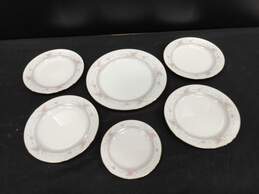 Set of Six Dream Street China Plates