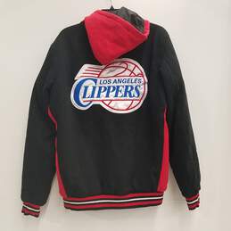 NBA Men's Los Angeles Clippers Reversible Hooded Jacket Sz. L alternative image